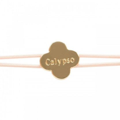 Bracelet personnalisé - Cordon Trèfle