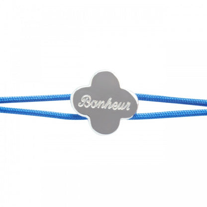 Bracelet personnalisé - Cordon Trèfle