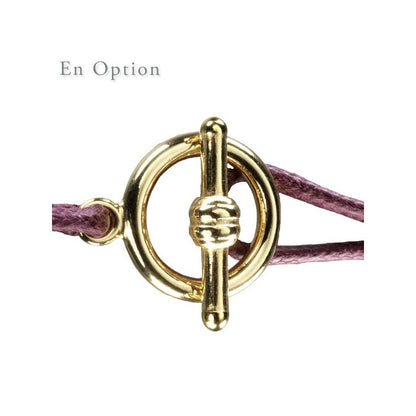 Bracelet personnalisé - Mini Charms cœur ou médaille - Plaqué Or
