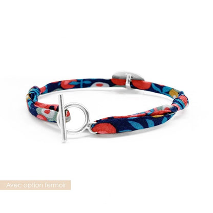 Bracelet personnalisé - Liberty étoile - Argent