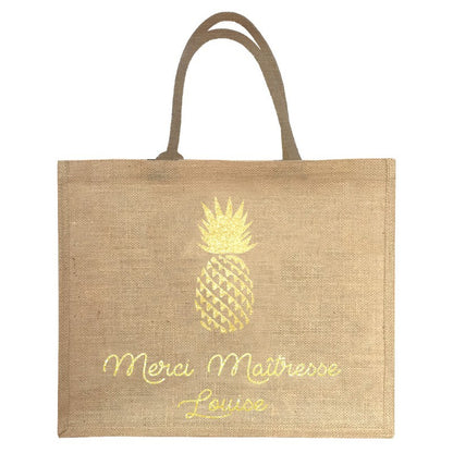 Cabas de plage personnalisé - Cadeau maîtresse