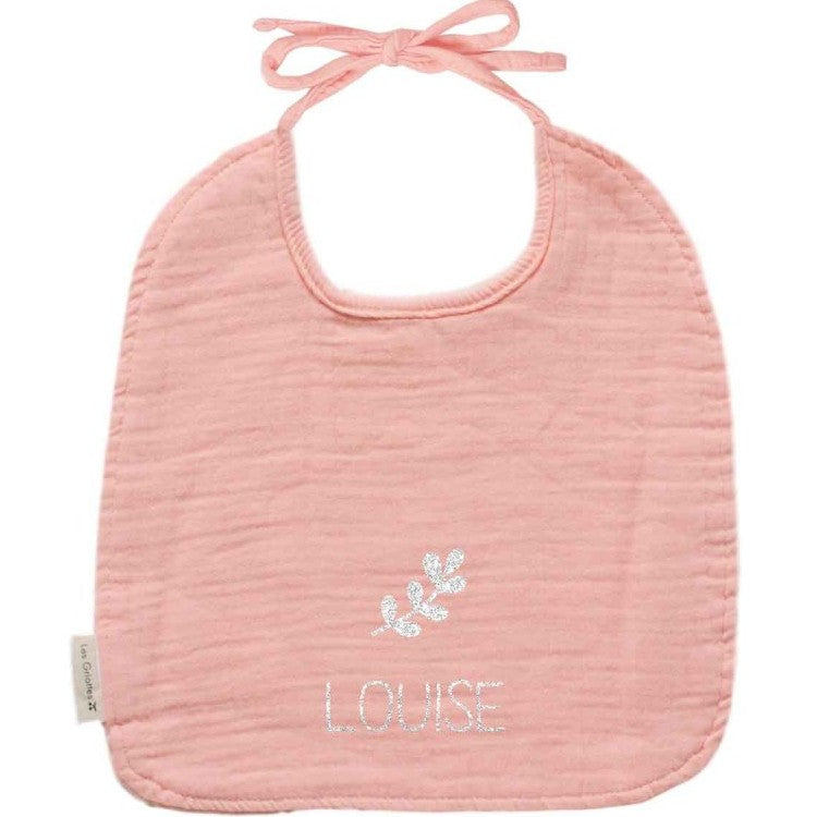 Bavoir bébé personnalisé - Gaze de coton