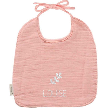 Bavoir bébé personnalisé - Gaze de coton