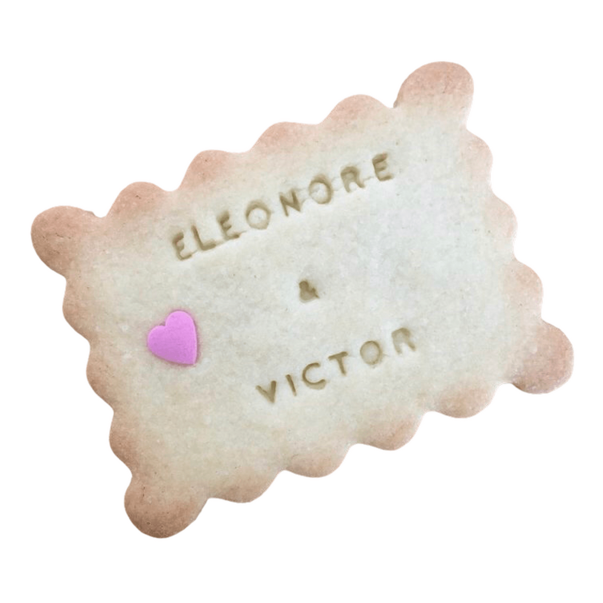 Biscuit personnalisé mariage
