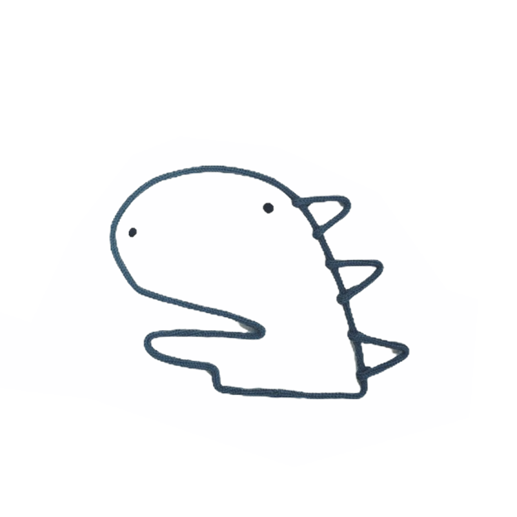 Tricotin - Dinosaure