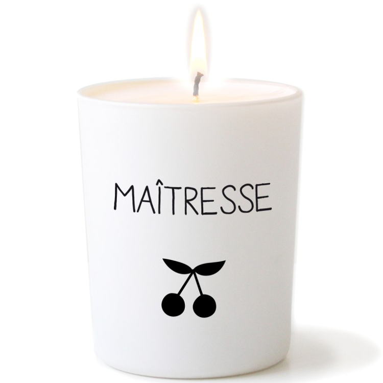 Bougie de Provence parfumée personnalisée - Cadeau maîtresse