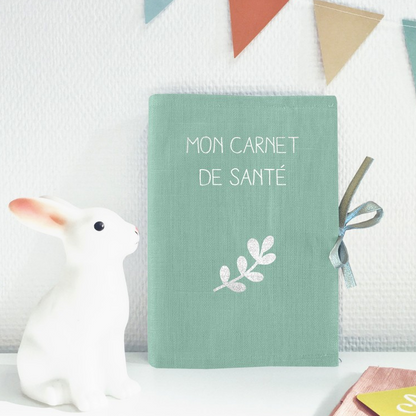 Protège carnet de santé personnalisé - Modèle Lin