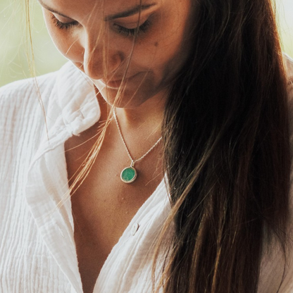 Collier pierre fine personnalisé - Argent