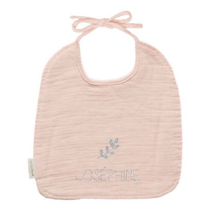 Bavoir bébé personnalisé - Gaze de coton