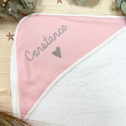 Cape de bain bébé personnalisée