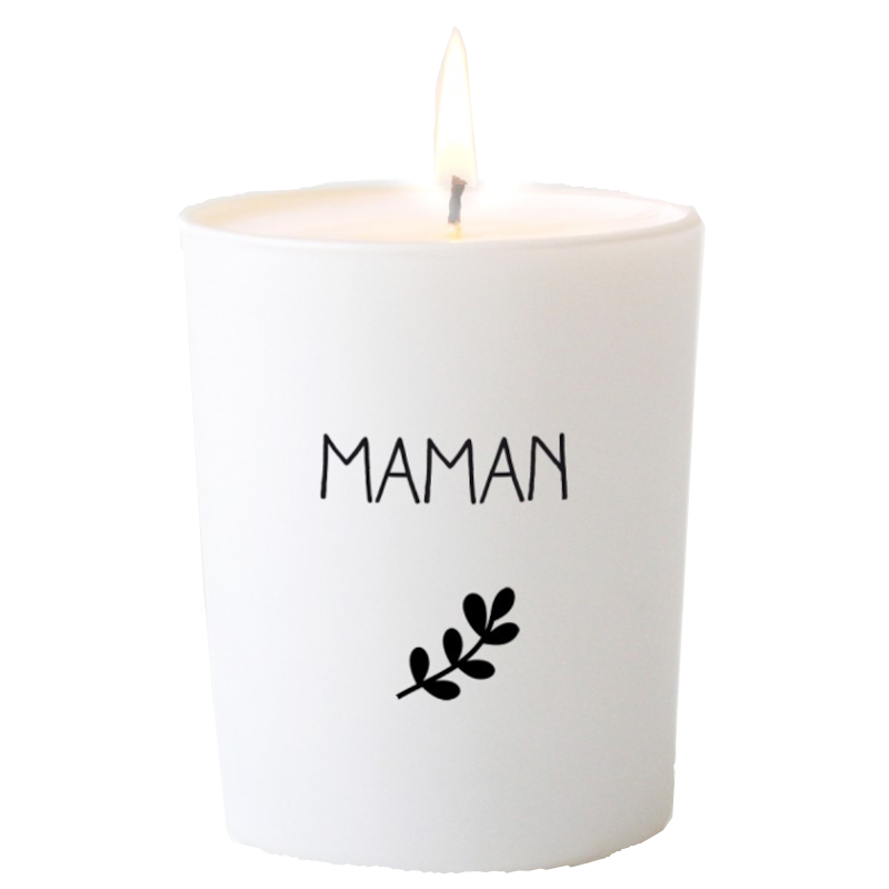 Bougie de Provence parfumée personnalisée - Cadeau fête des mères