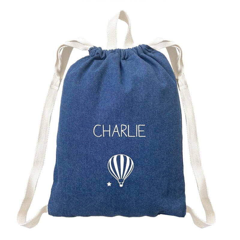 Sac à dos en jean personnalisé
