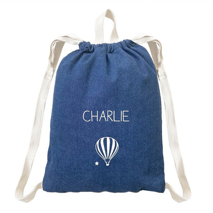 Sac à dos en jean personnalisé