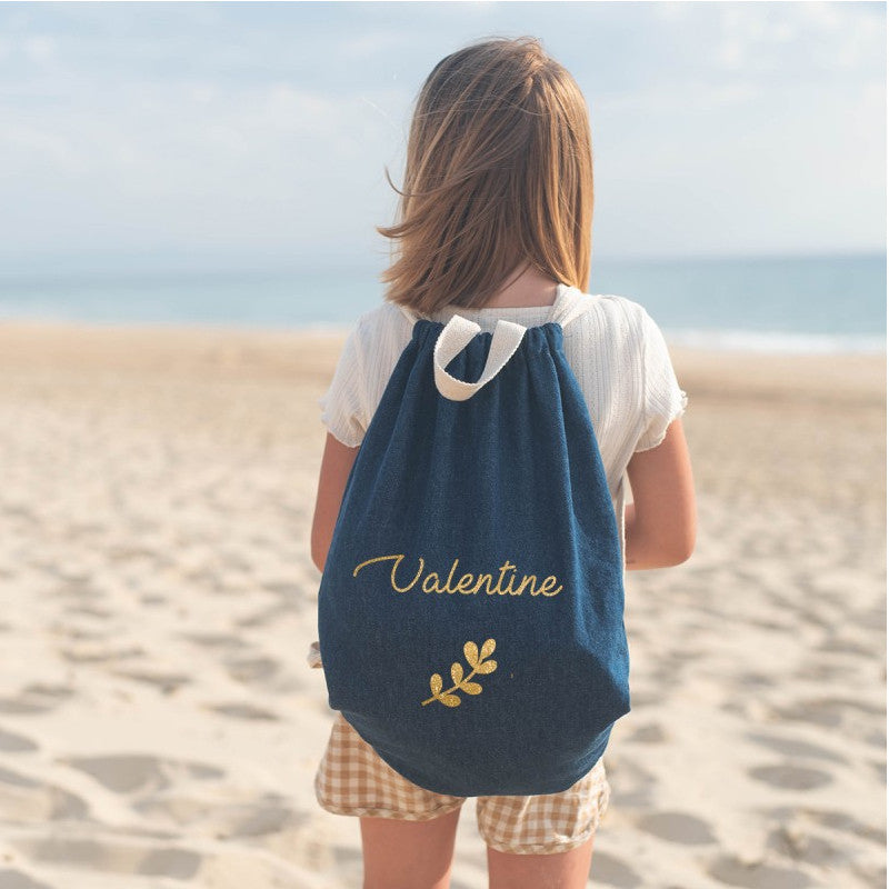 Sac à dos en jean personnalisé