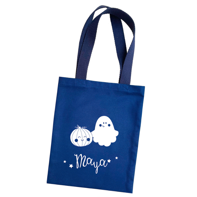 Tote bag Halloween - Personnalisation phosphorescente
