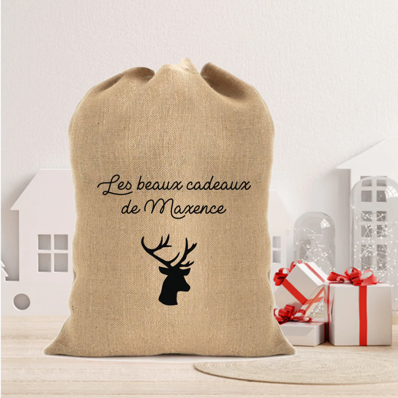 Hotte de Noël personnalisée