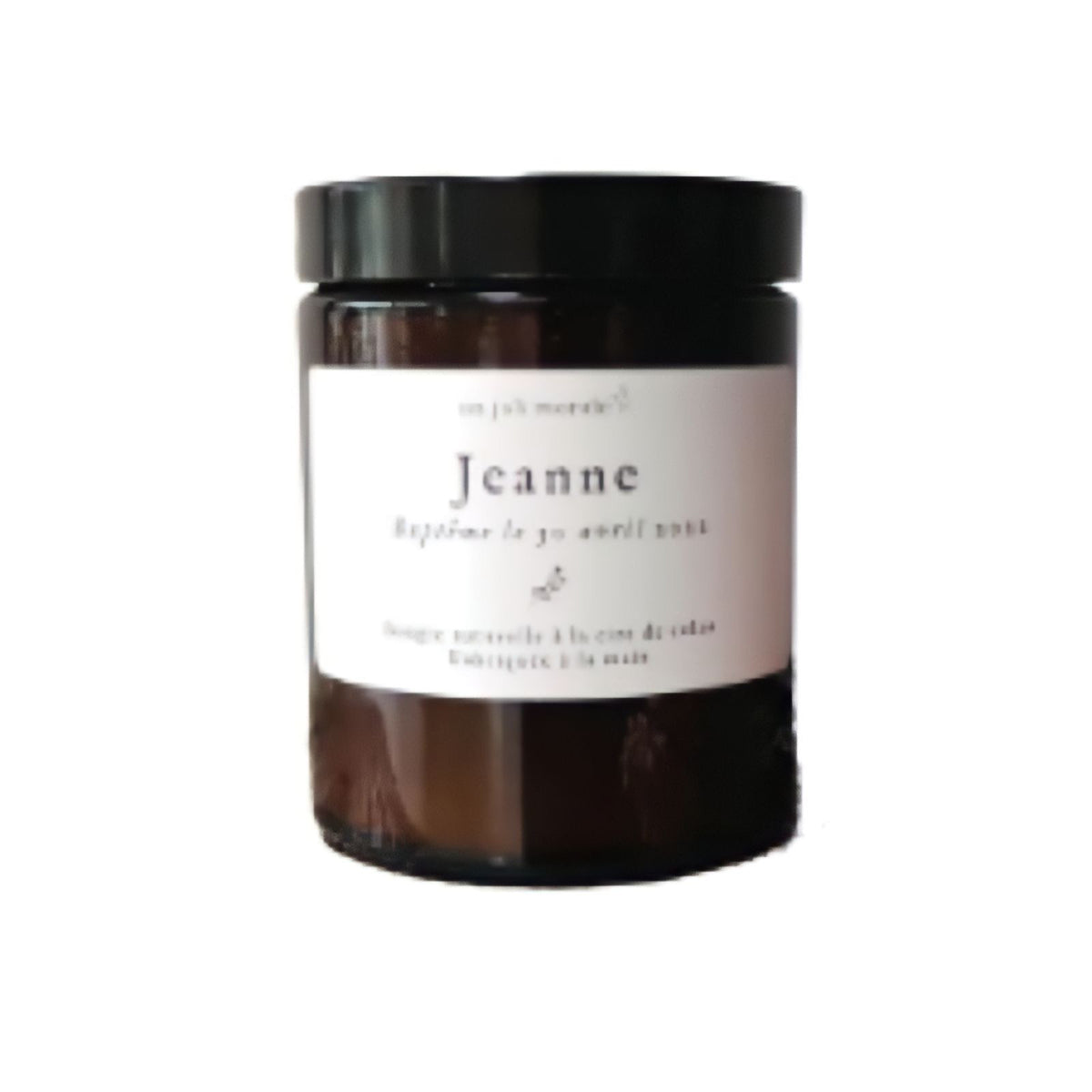 Bougie parfumée personnalisée - Modèle baptême