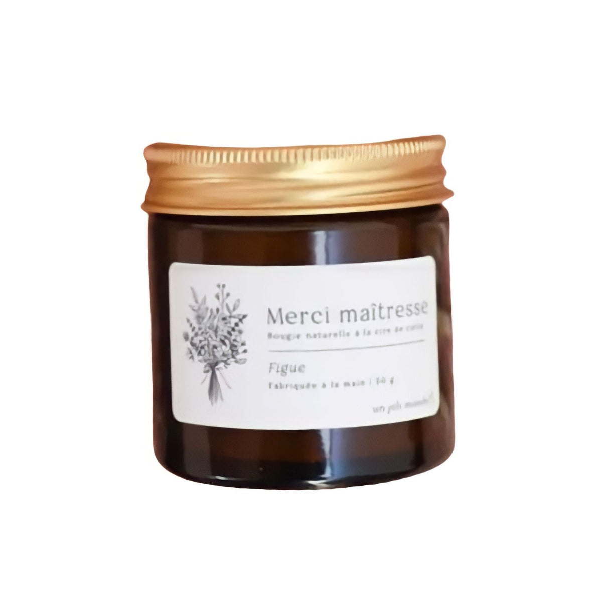 Bougie parfumée personnalisée - Cadeau maîtresse