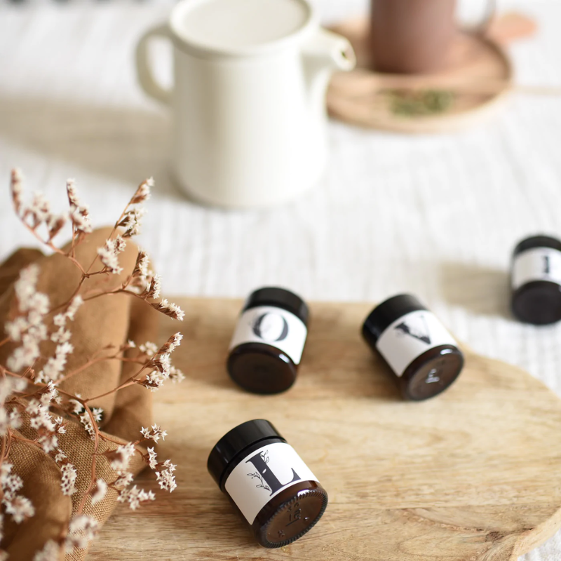 Bougie parfumée personnalisée mini - Cadeau invité