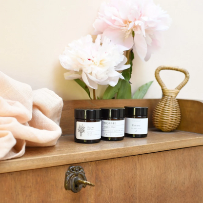 Bougie parfumée personnalisée mini - Cadeau invité