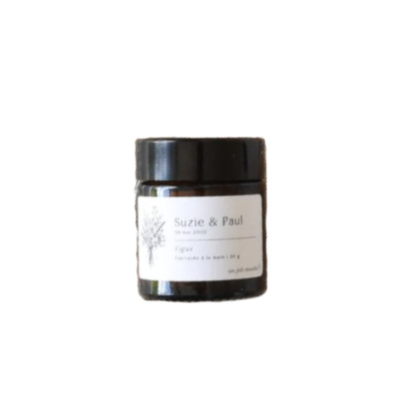 Bougie parfumée personnalisée mini - Cadeau invité