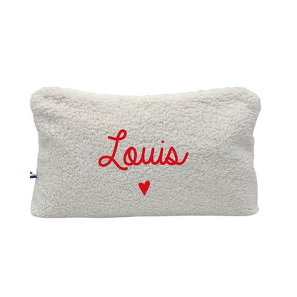 Trousse personnalisée moumoute - Cadeau maîtresse