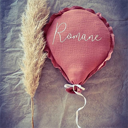 Ballon mural personnalisé - Double gaze de coton