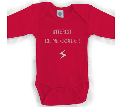Body bébé personnalisé