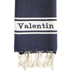 Fouta plate personnalisable - Pétrole
