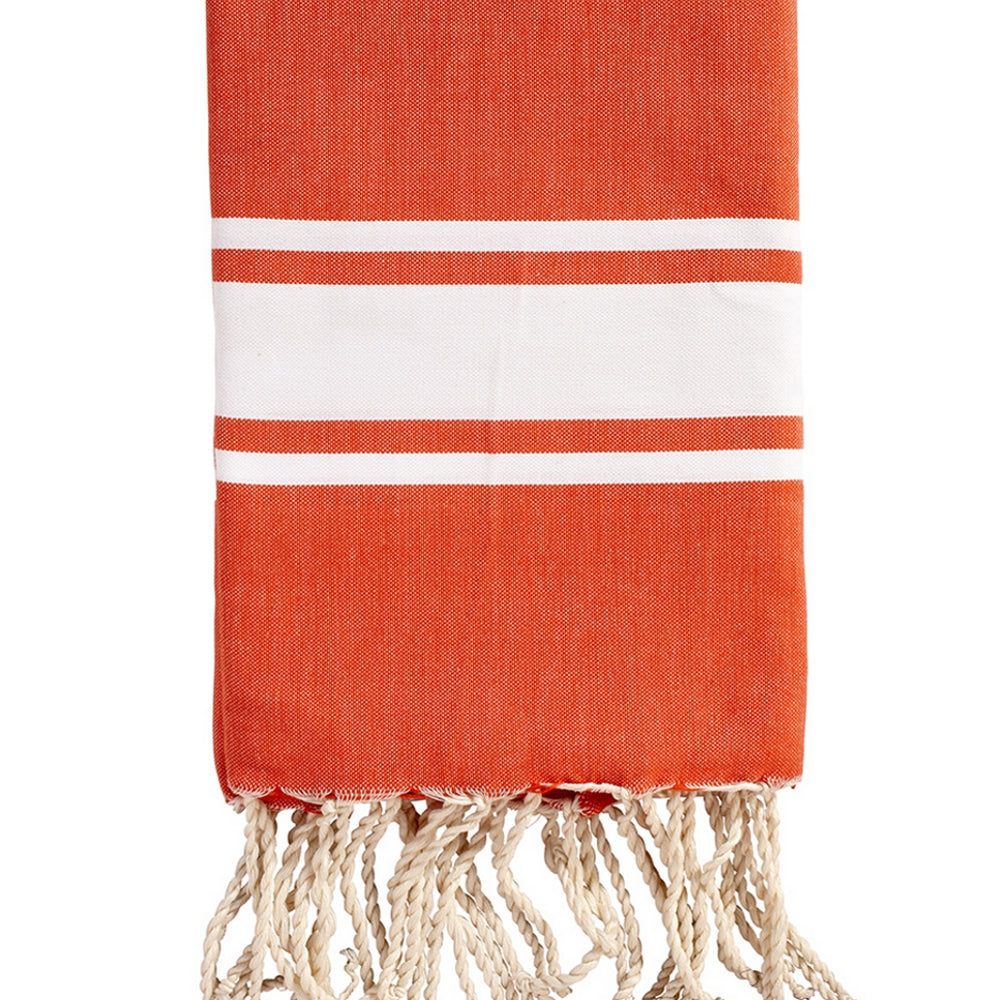 Fouta plate personnalisable - Orange
