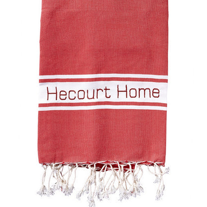 Fouta plate personnalisable - Orange